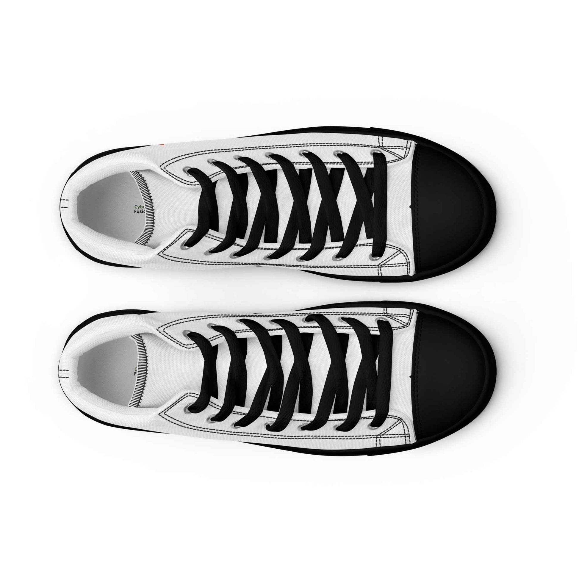 Men’s high top canvas shoes